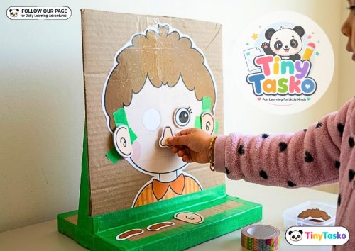 Free Printable Build a Face Worksheet