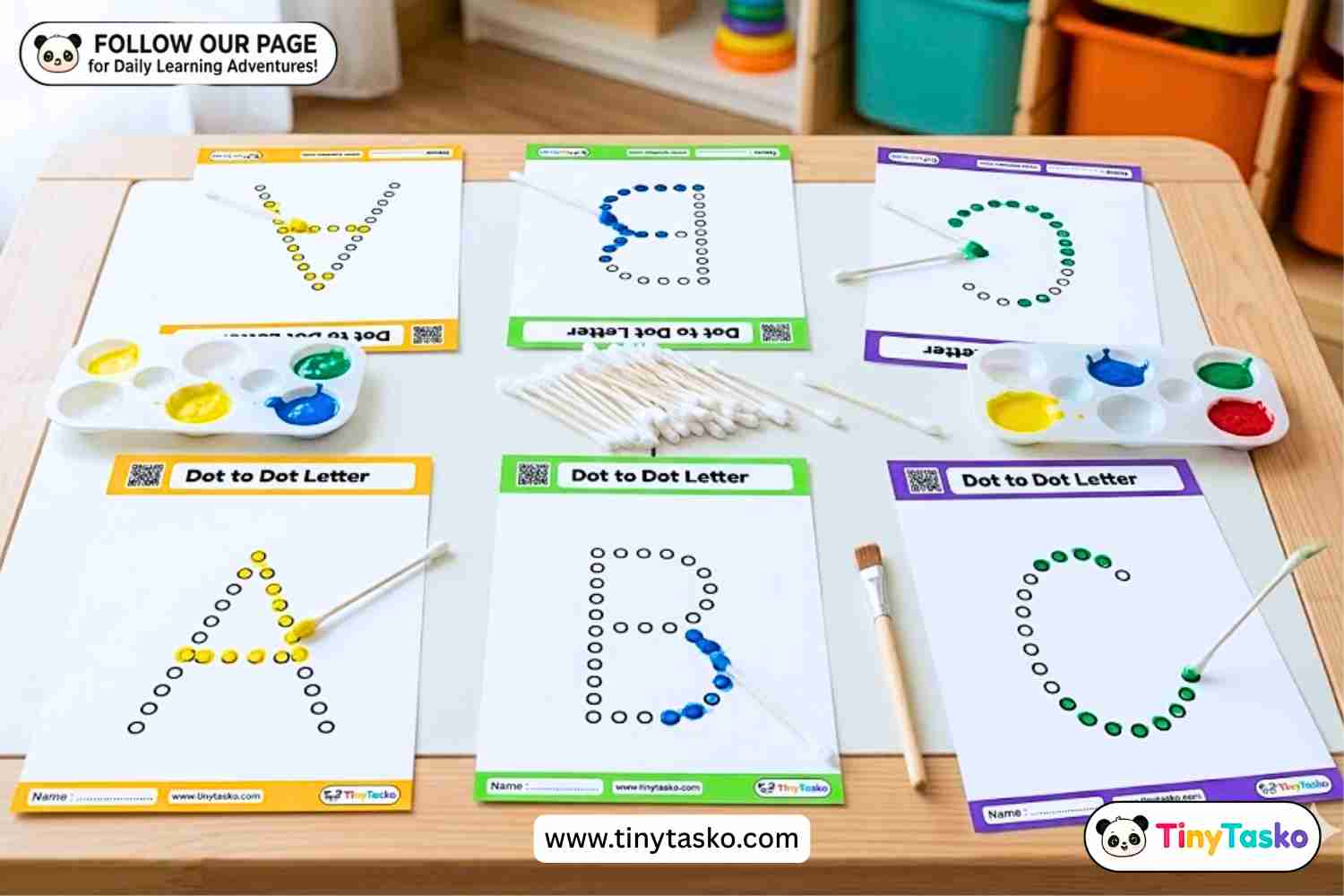 Alphabet Dot-to-Dot Handwriting Practice Series
