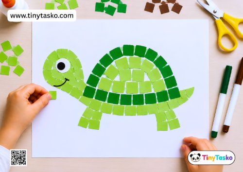 Fun & Creative Mosaic Collage Craft Pack for Kids