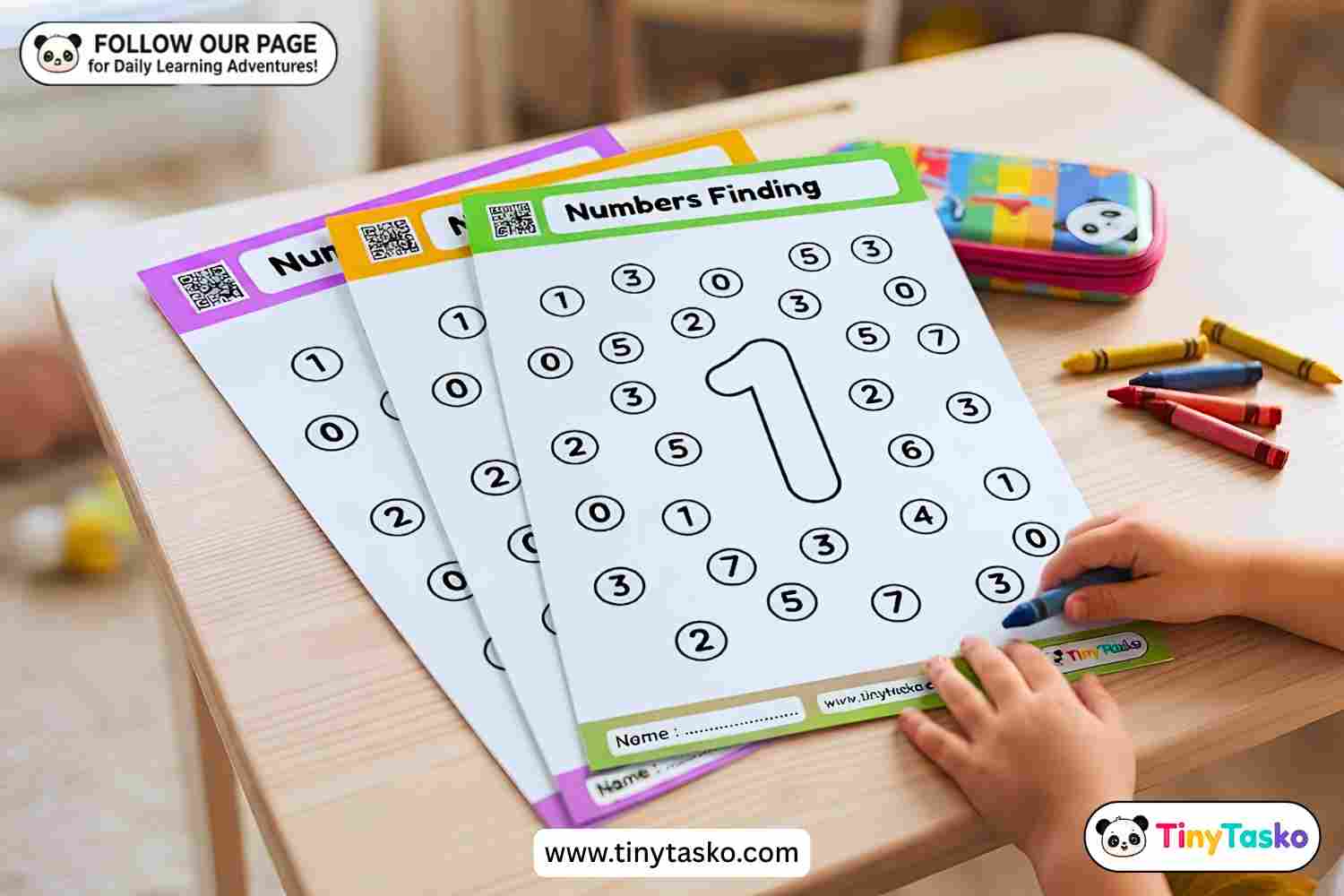 Numbers Finding Worksheets: Printable Math Activity for Kids