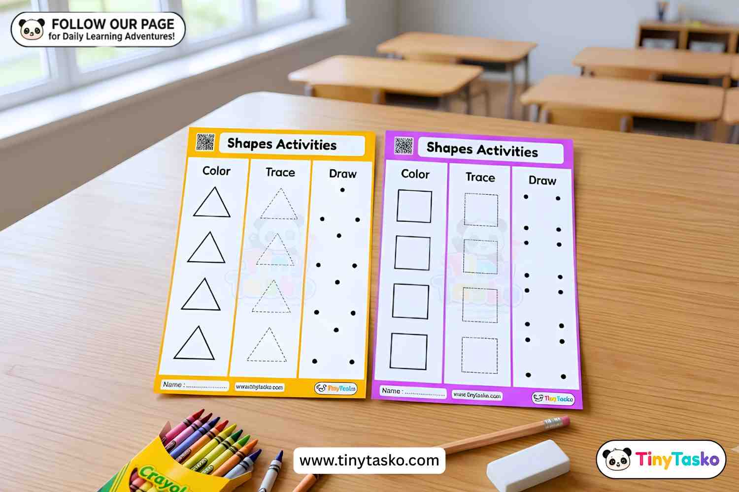 3-in-1 Shapes Activities for Early Learners!