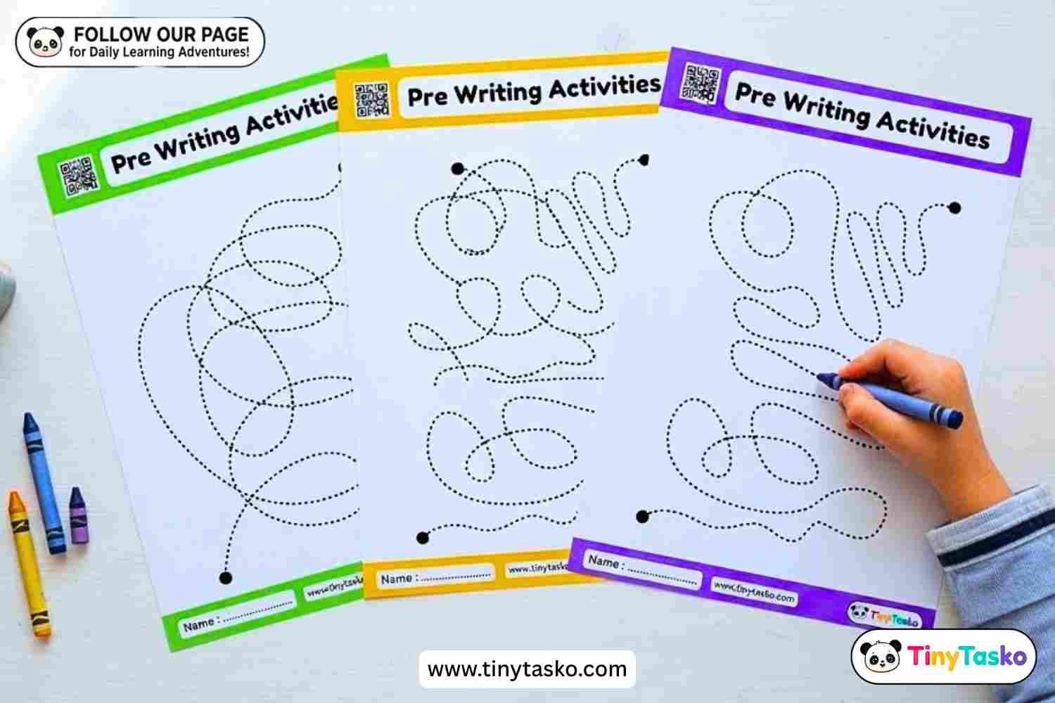 Pre-Writing Practice Worksheets for Preschoolers | Trace and Learn Activities [Part III]