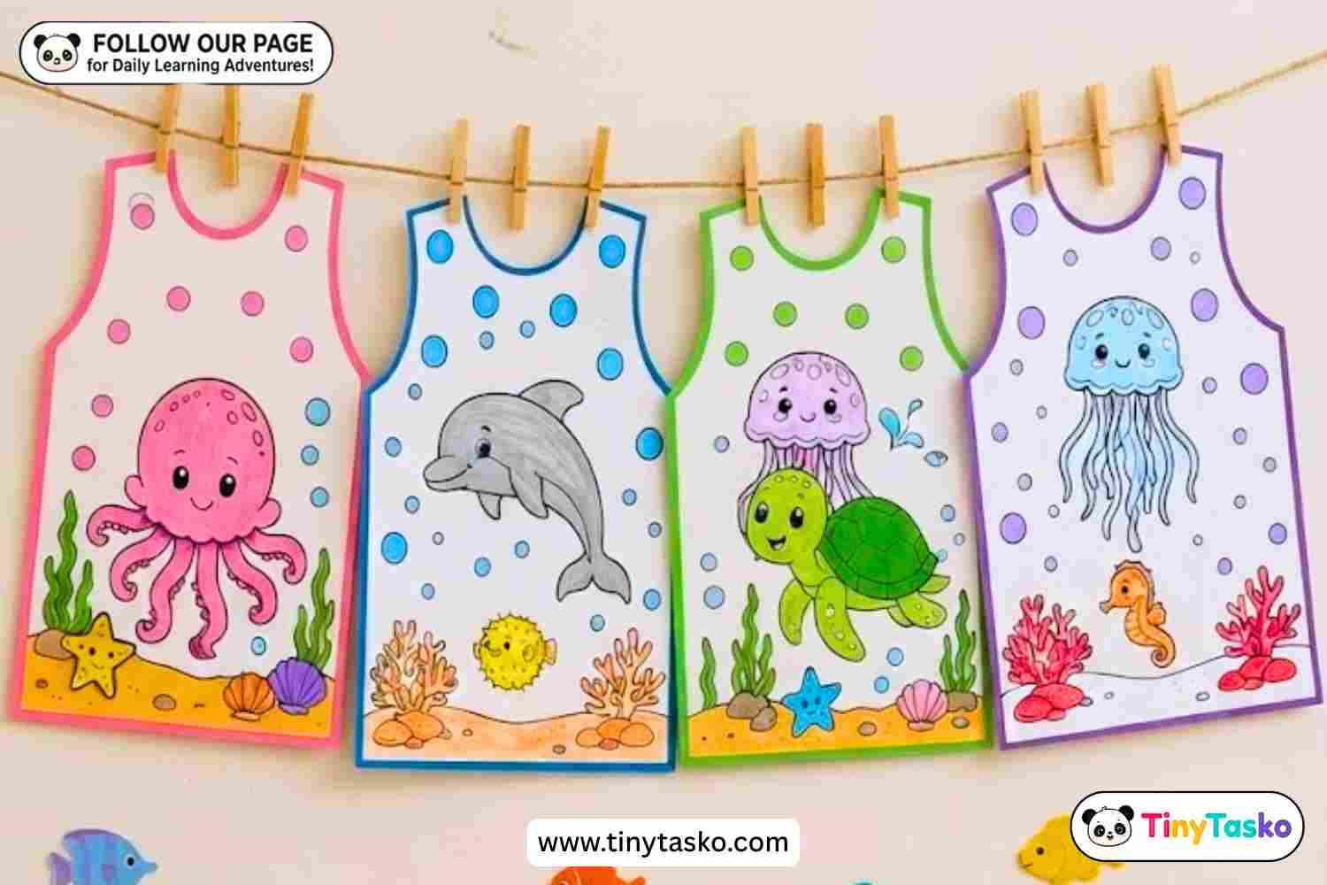 Ocean Discovery Day: Fun Marine Life Coloring Activities for Kids