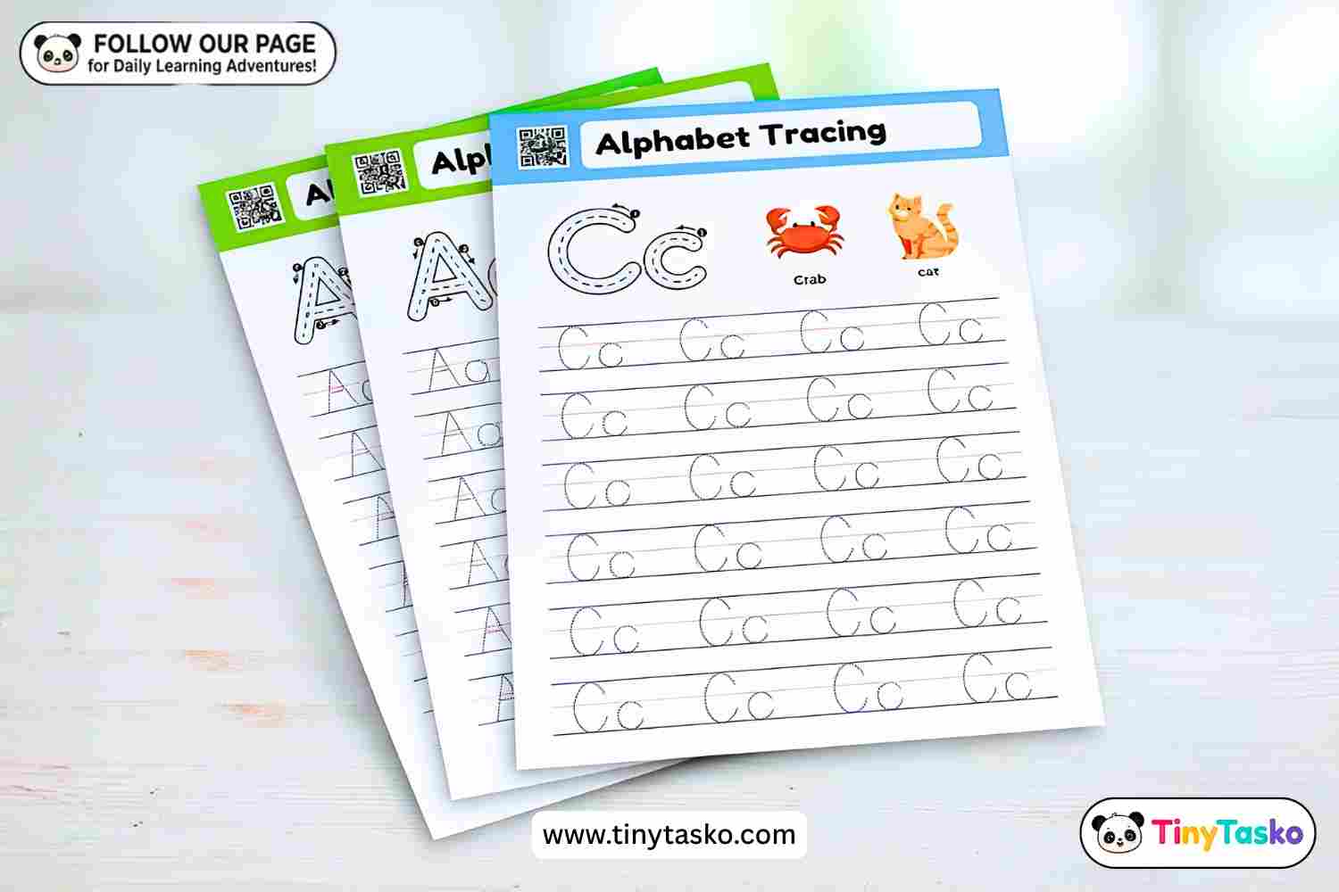 Alphabet Tracing Worksheets for Preschool