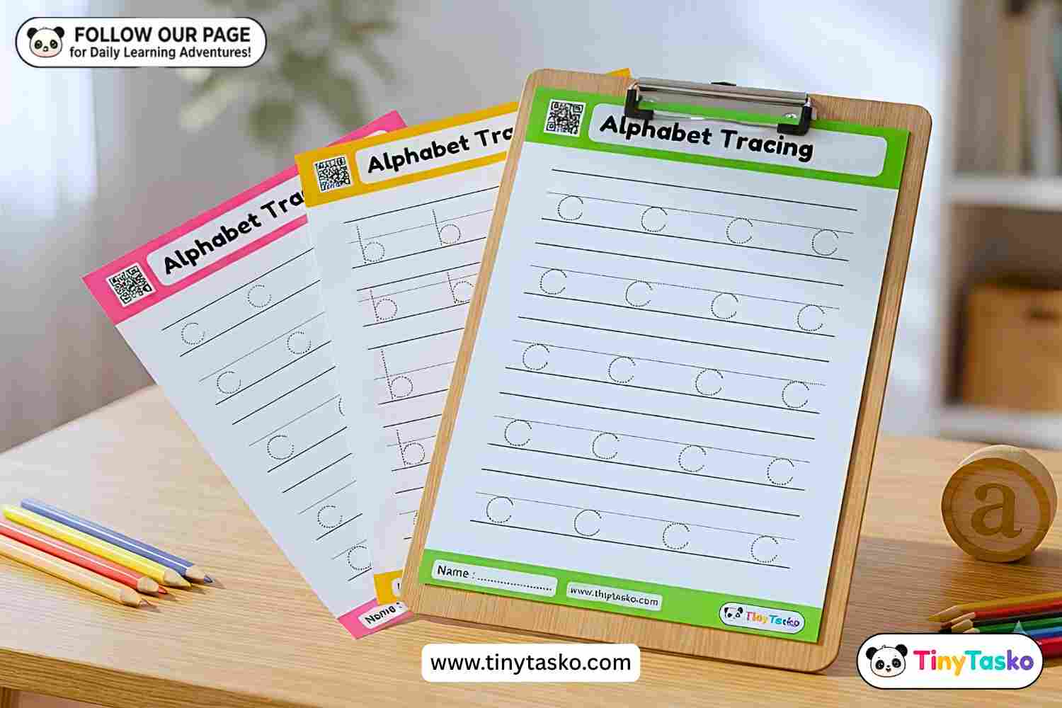 A-Z Alphabet Tracing Worksheets